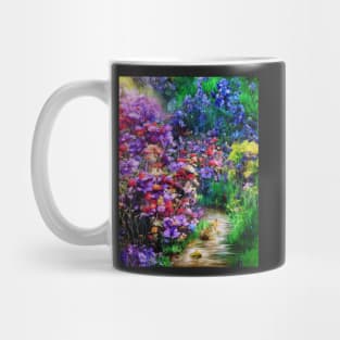 floral landscape Mug